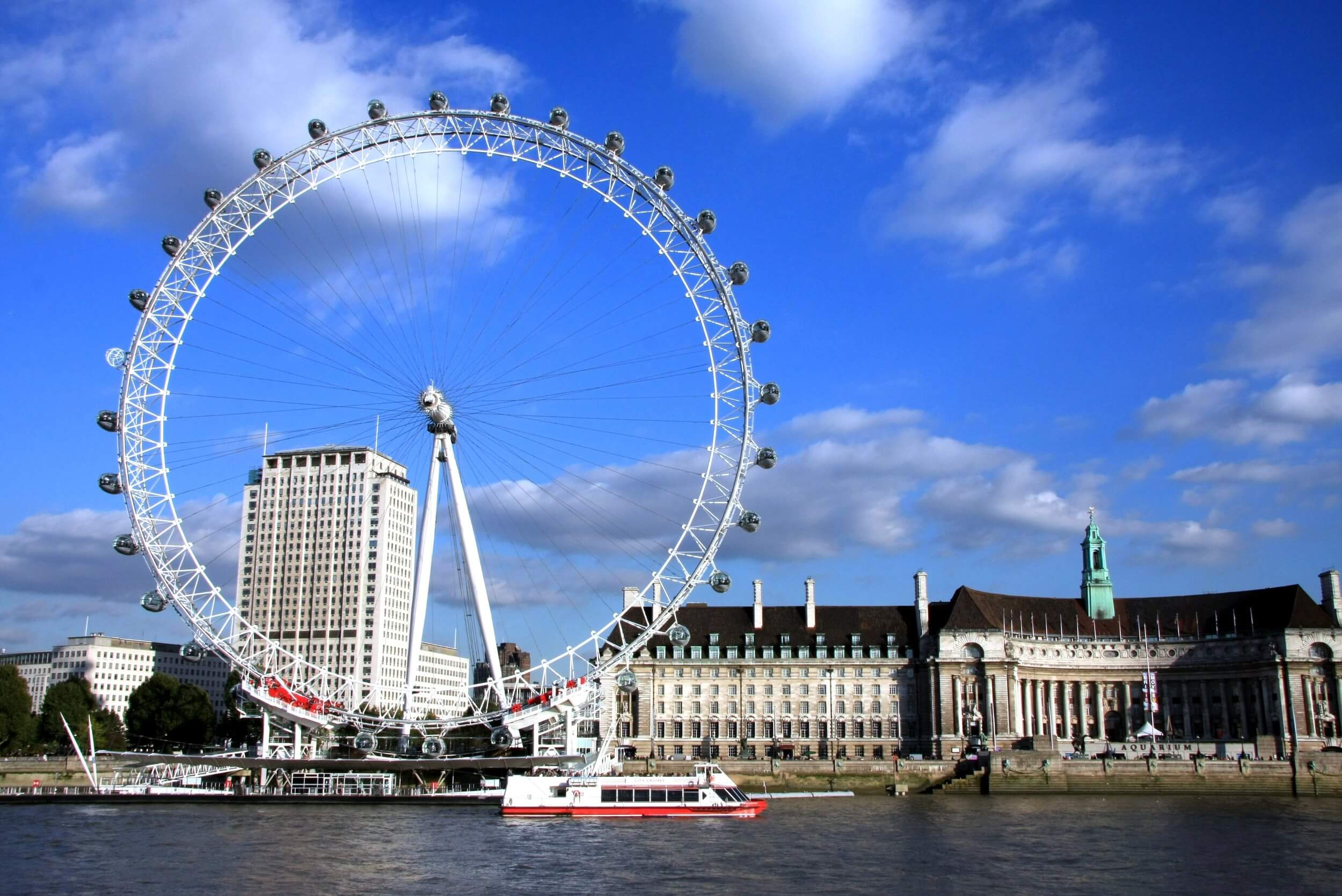 London Eye w Londynie (Wielka Brytania / Anglia) - koło milenijne