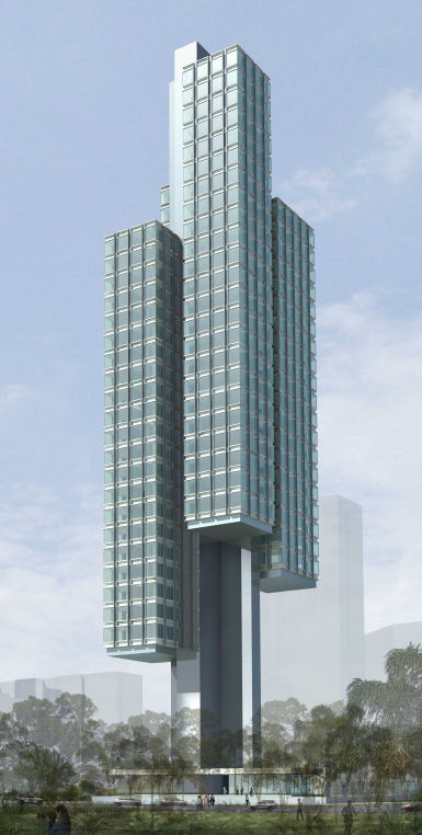 A skyscraper project in Singapore