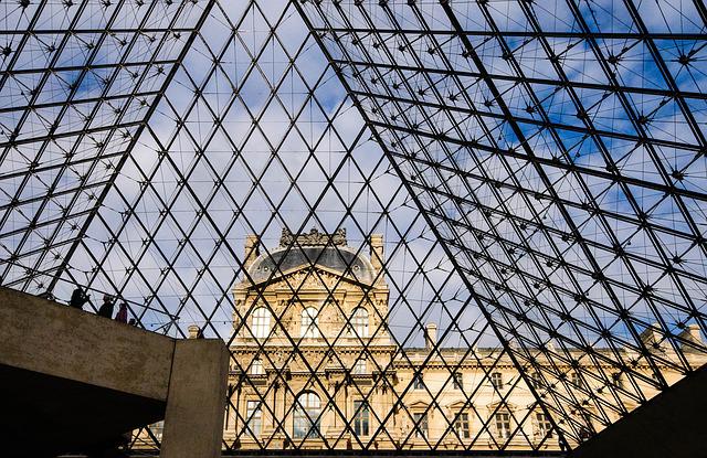The glass pyramid will decorate Paris