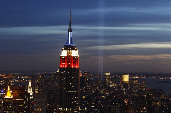 Refusal of Empire State Building lighting in white and red colors