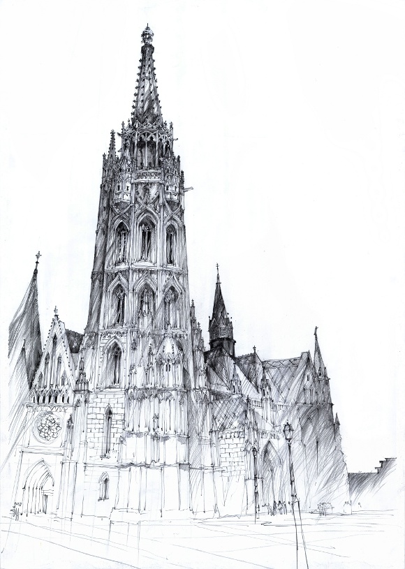 Winners of the competition for the architectural drawing of Ken Roberts were selected