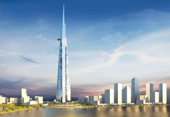 Das höchste Gebäude der Welt ist im Bau – der Jeddah Tower soll 1000 Meter hoch werden