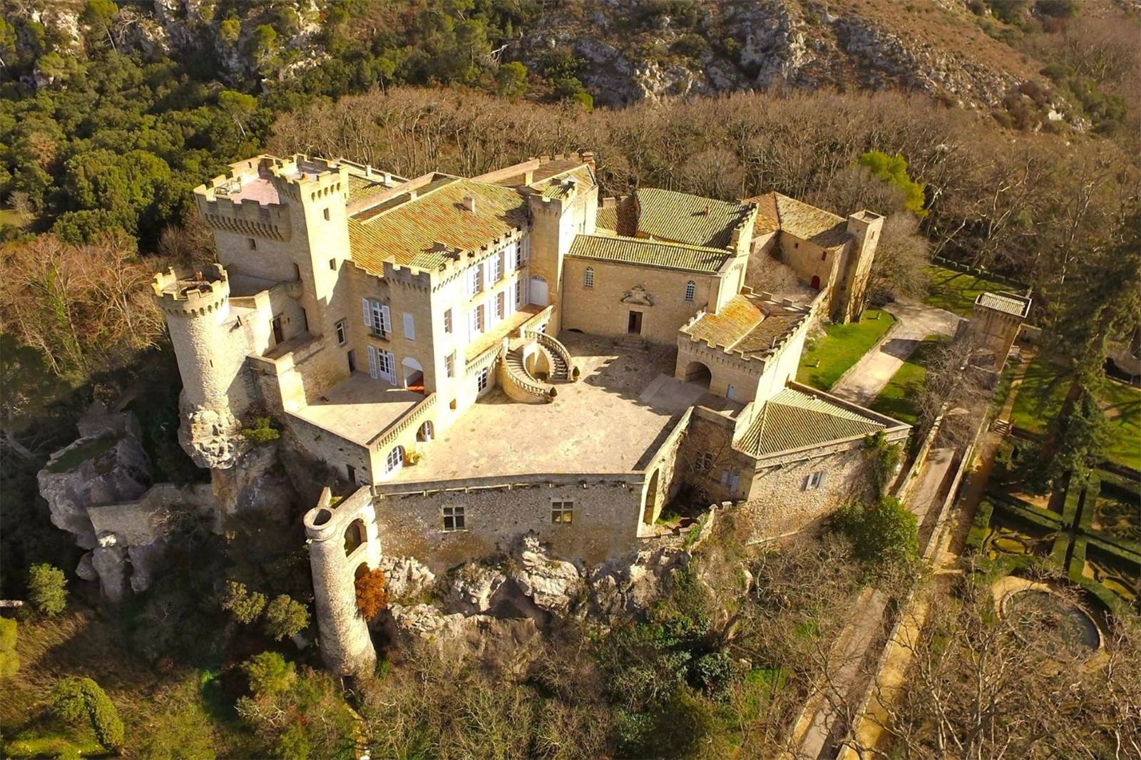 Château de la Barben in France for sale