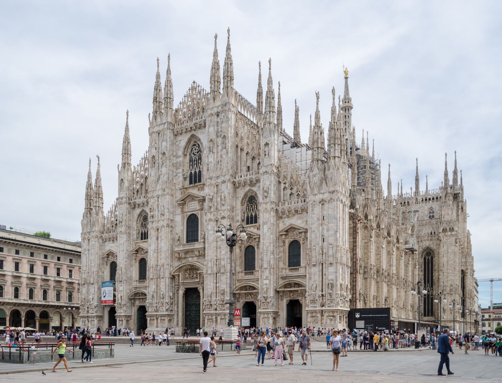 Milan Cathedral - a new construction on the site