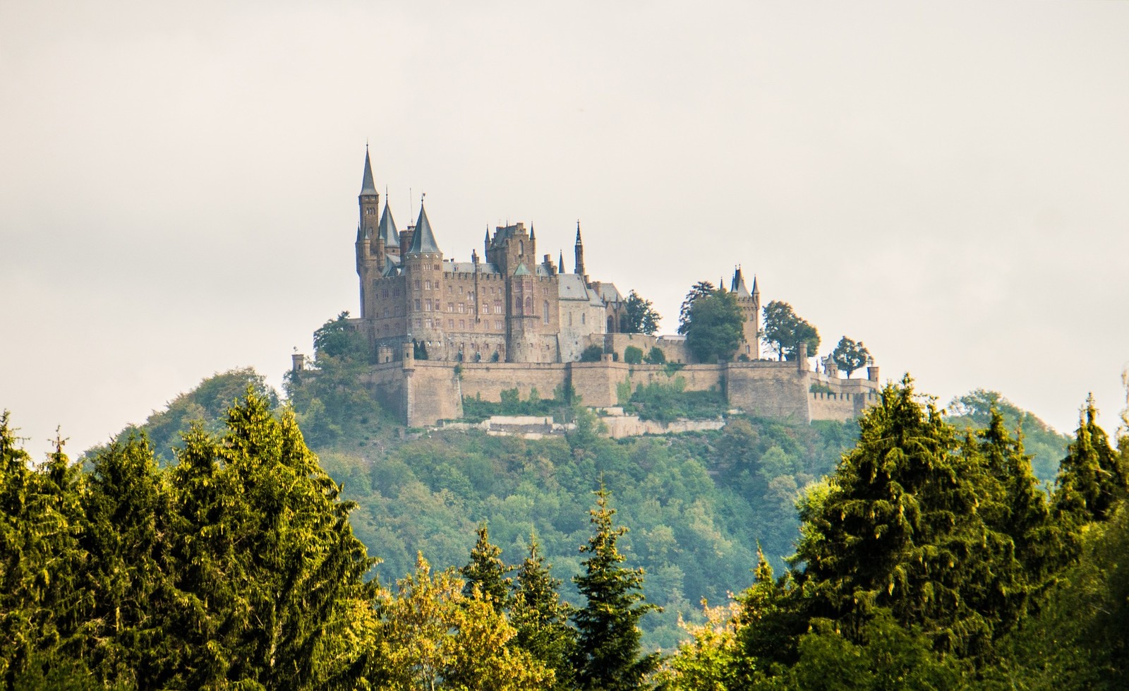 Hohenzollern Castle - a medieval stronghold of the Hohenzollern family