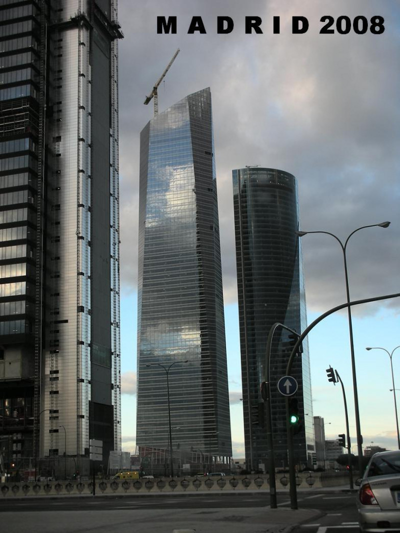 Geschäftsviertel Madrid-quatro torres