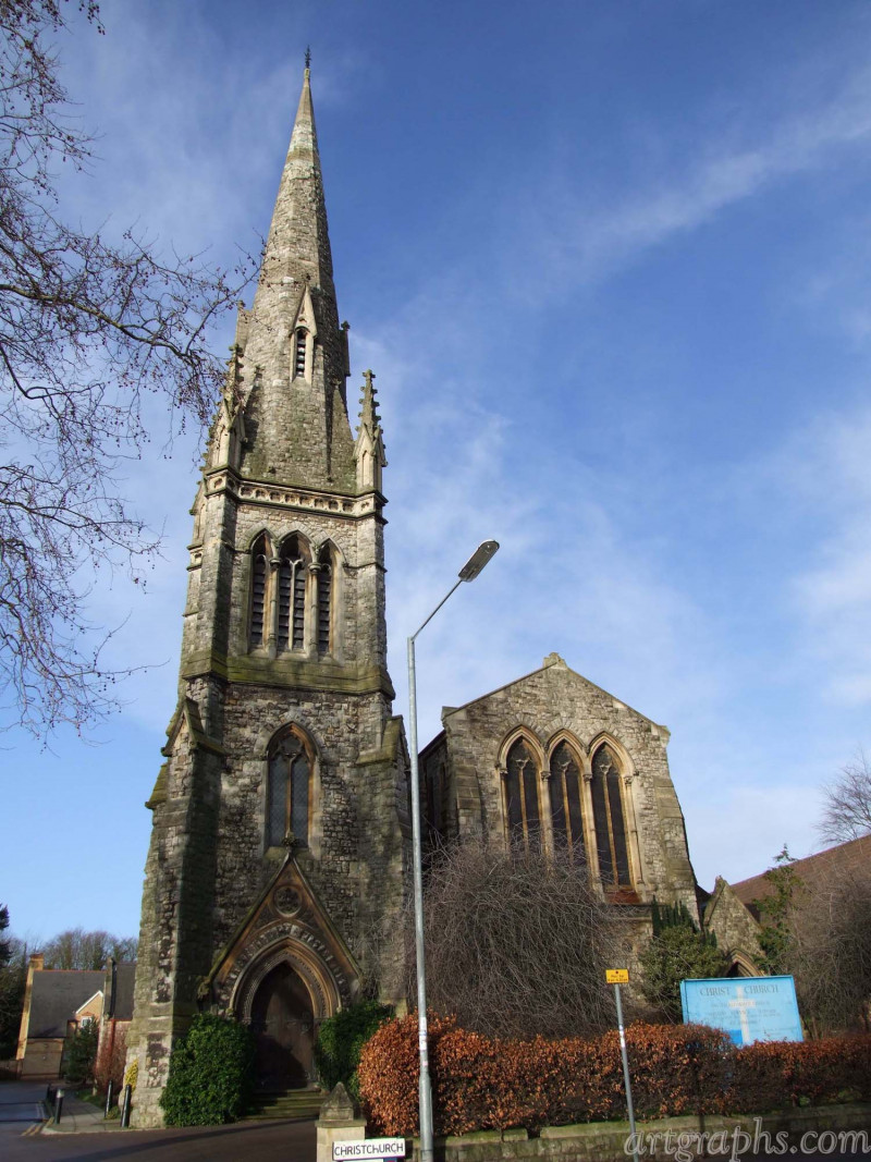 Church -Enfield, London, England. Created by Arcii