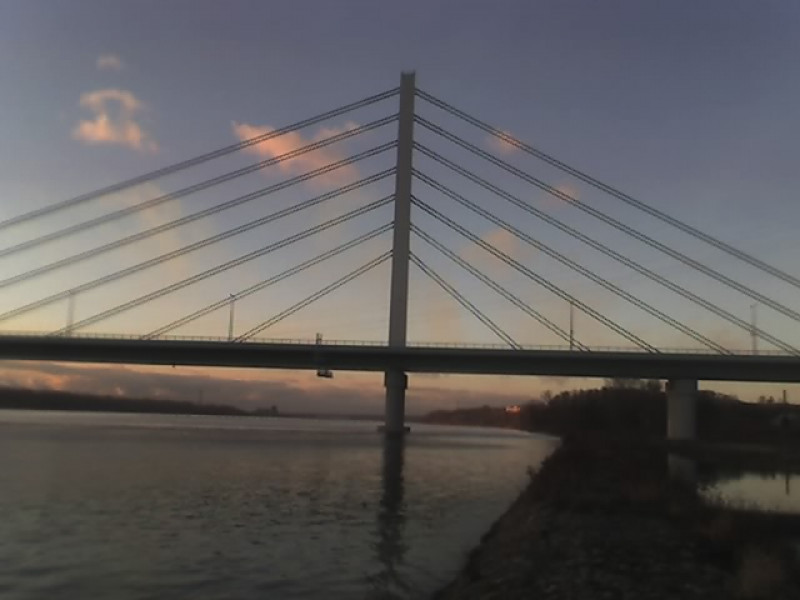 Neue Brücke in Plock.